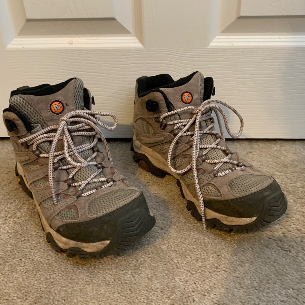 Merrell Women's Hiking Boots - Tan and Black